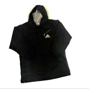 Vintage ADIDAS Nylon Yellow Logo Trefoil Jacket